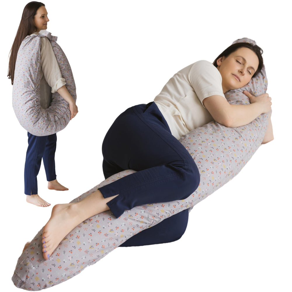 MINICAMP Full Body Maternity Support Pillow for Side Sleeping