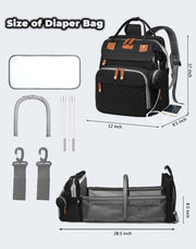 Astro alan Waterproof Diaper Backpack with Changing Station
