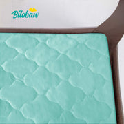 Waterproof Quilted Crib Mattress Protector Fitted Sheet