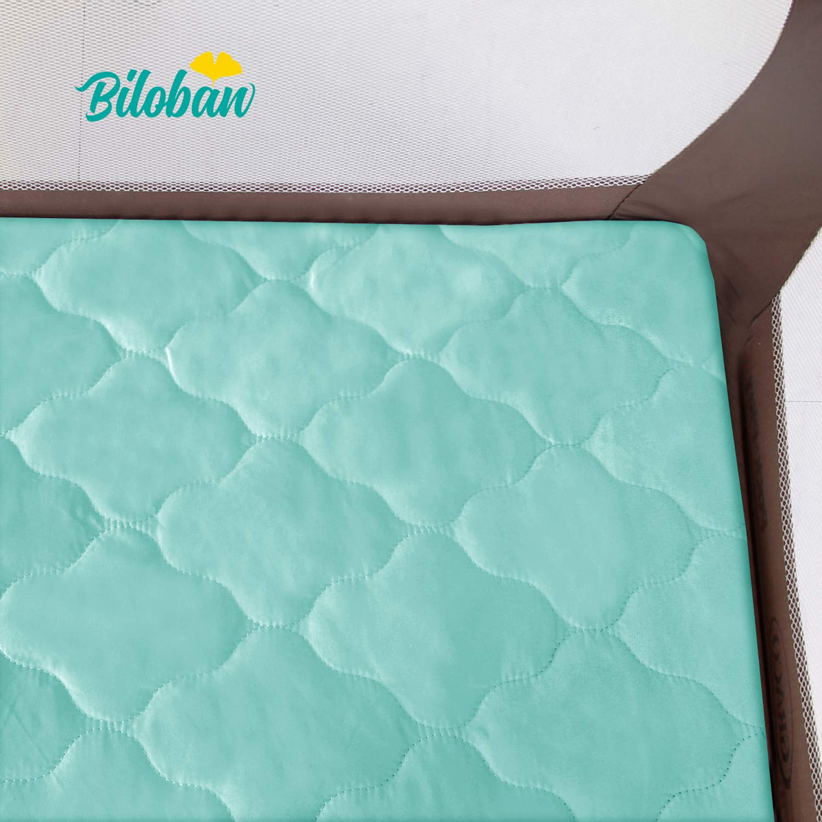 Waterproof Quilted Crib Mattress Protector Fitted Sheet