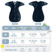 ZIGJOY 2.5 TOG Fleece Baby Swaddle Sleep Sack 3–12 Months