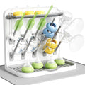 Lifewit Large Baby Bottle Drying Rack with Drain Mat & 15 Hooks, Newborn Essentials Must Haves, Bottle Storage Organizer for Countertop, Cabinet, Rack Dryer Holder for Pacifiers