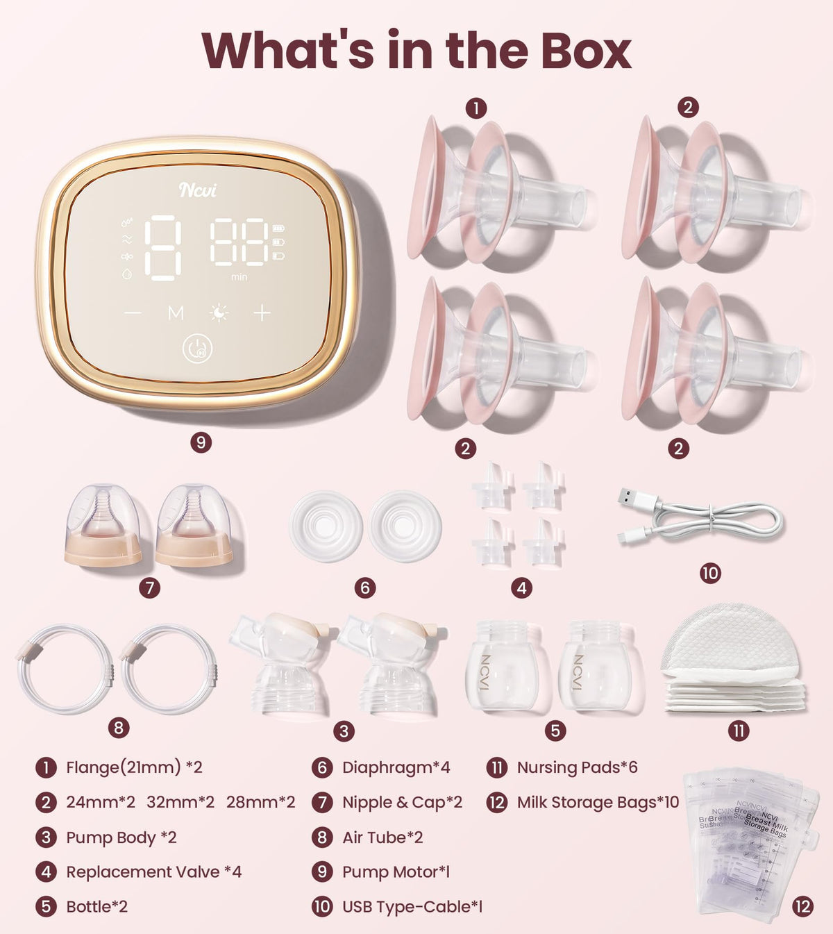 NCVI Breast Pump