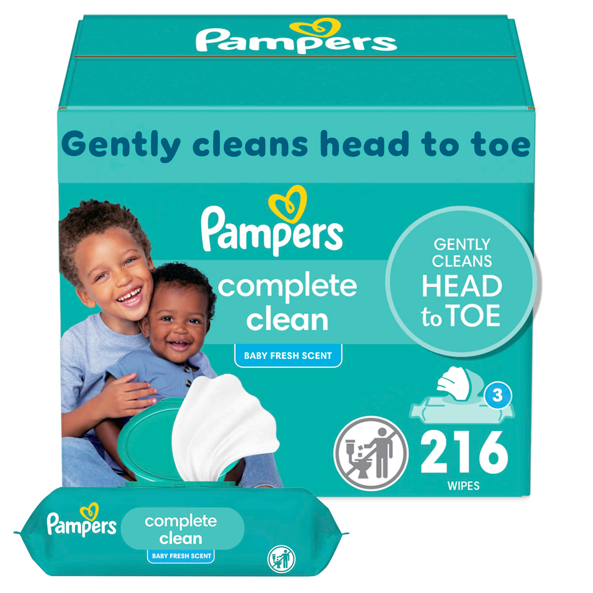 Pampers Baby Clean Scented Baby Wipes Pop-Top Pack