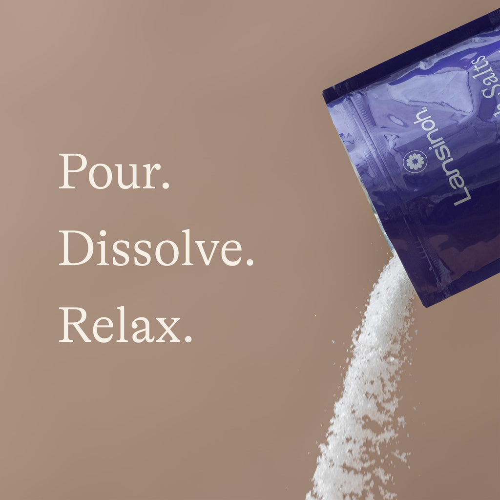 Lansinoh Sitz Bath Salts, Postpartum Essentials, and Hemorrhoid Treatment, Epsom Salt Bath Soak with Lavender Oil, Frankincense and Aloe Vera, 10 Ounce