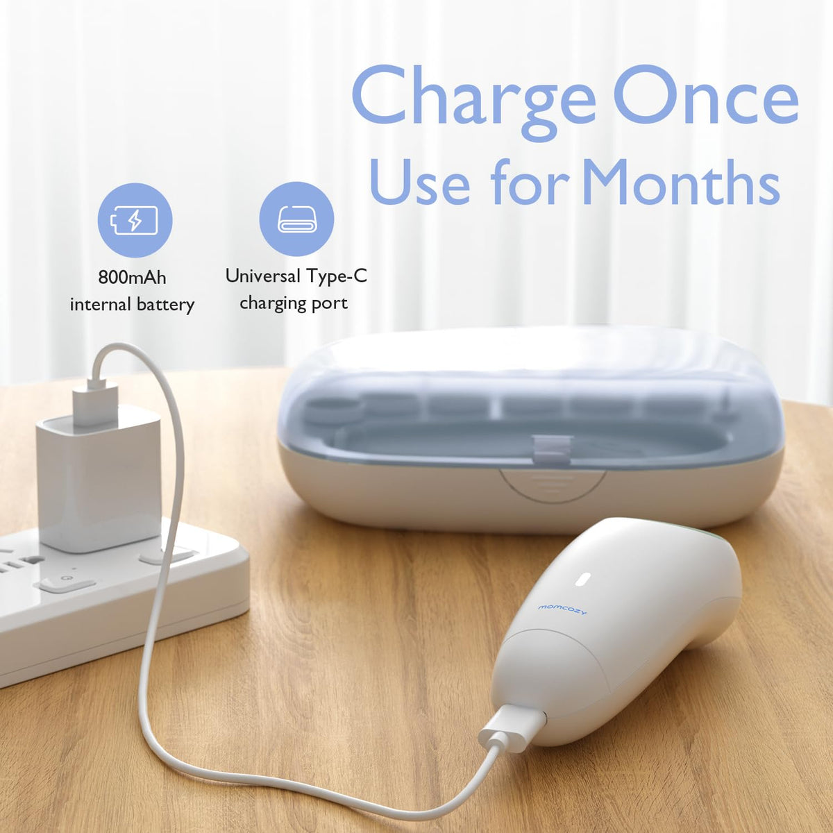 Momcozy Electric Baby Nail File & Trimmer Set
