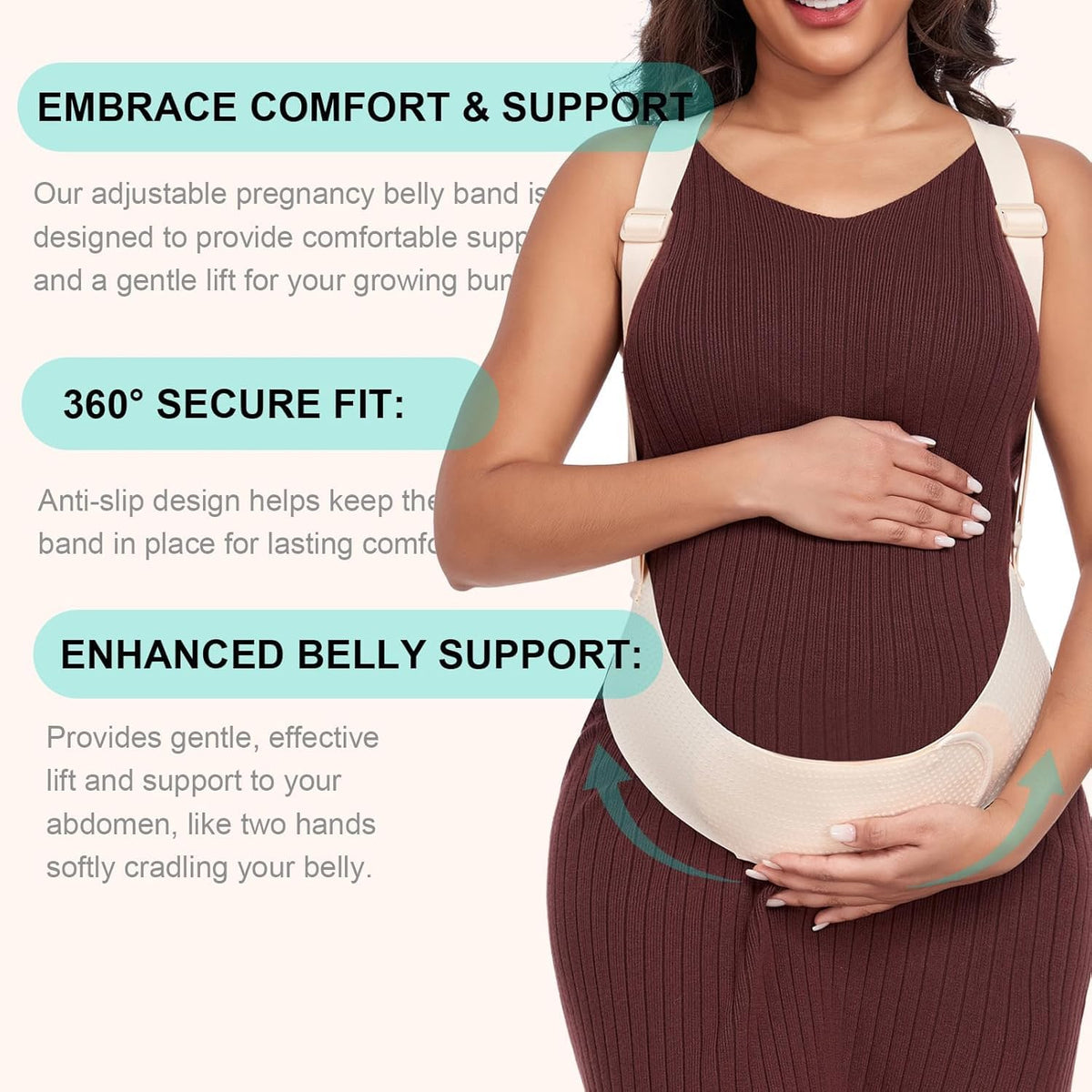 Belly Bands For Pregnant Women Maternity Belt Pregnancy Belly Support Band