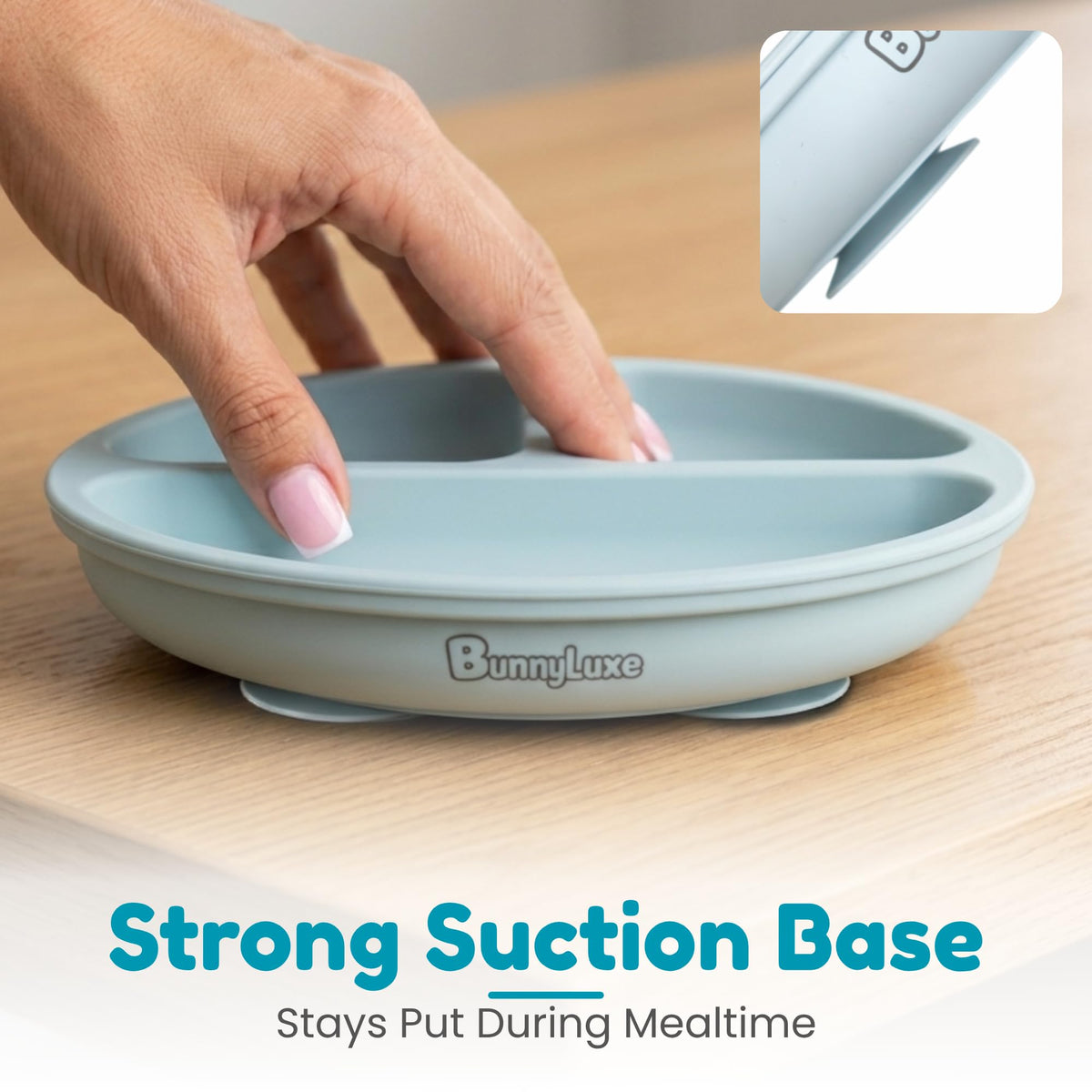 BunnyLuxe Waterproof Silicone Baby Feeding Bibs