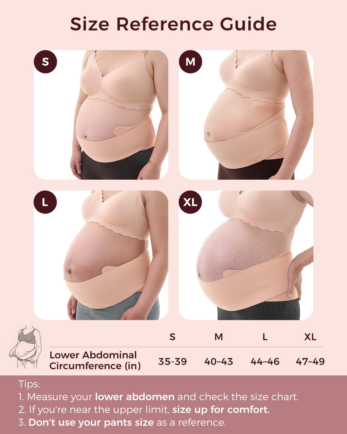 Momcozy Belly Band for Pregnant Women, Ergonest Back Support Maternity Belt