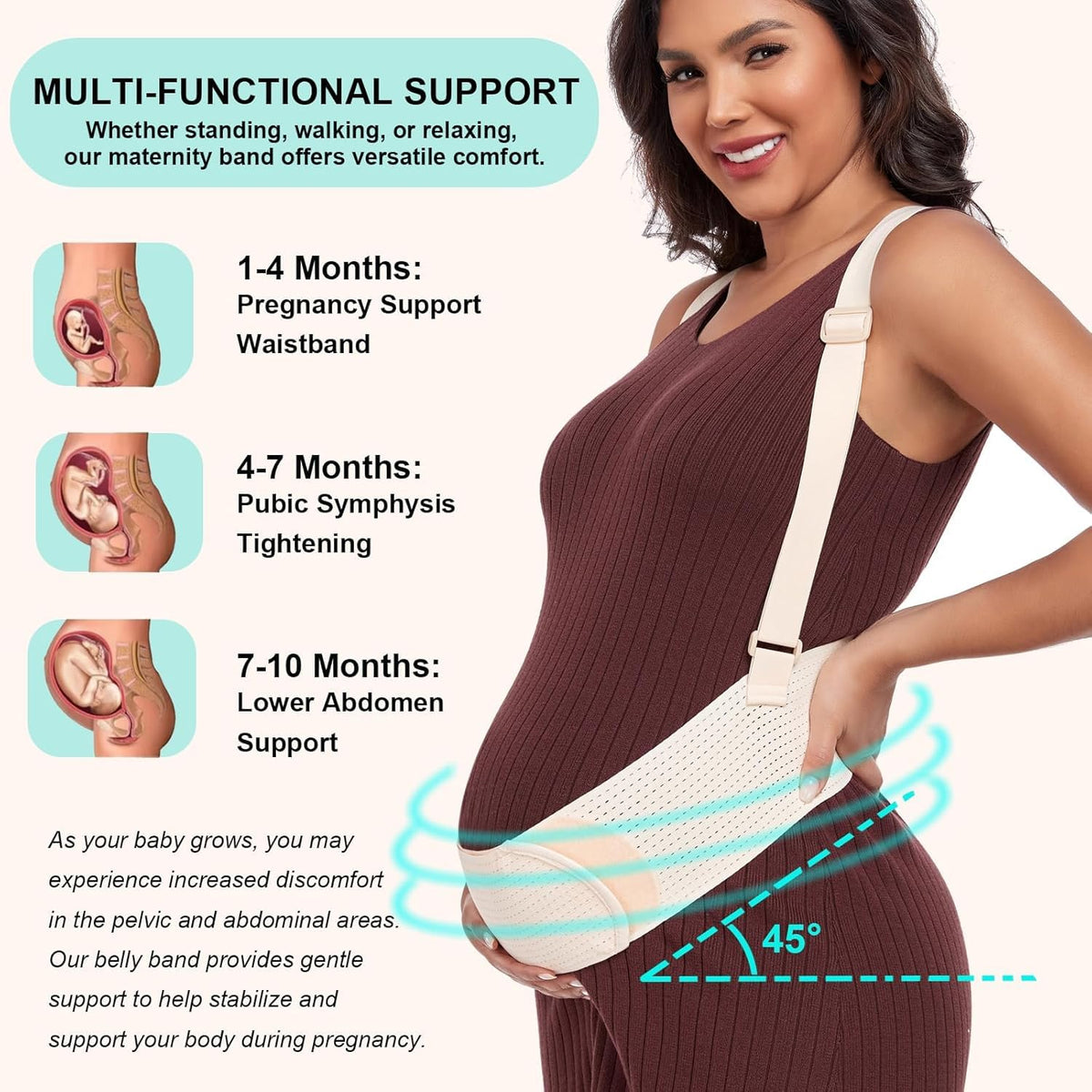 Belly Bands For Pregnant Women Maternity Belt Pregnancy Belly Support Band