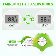 Digital Baby Bath Thermometer with 3-Color Temperature Warning