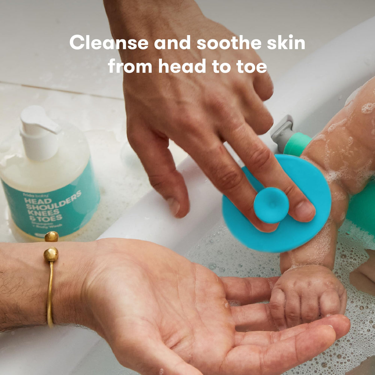 Frida Baby DermaFrida Silicone Bath Brush for Baby Skin