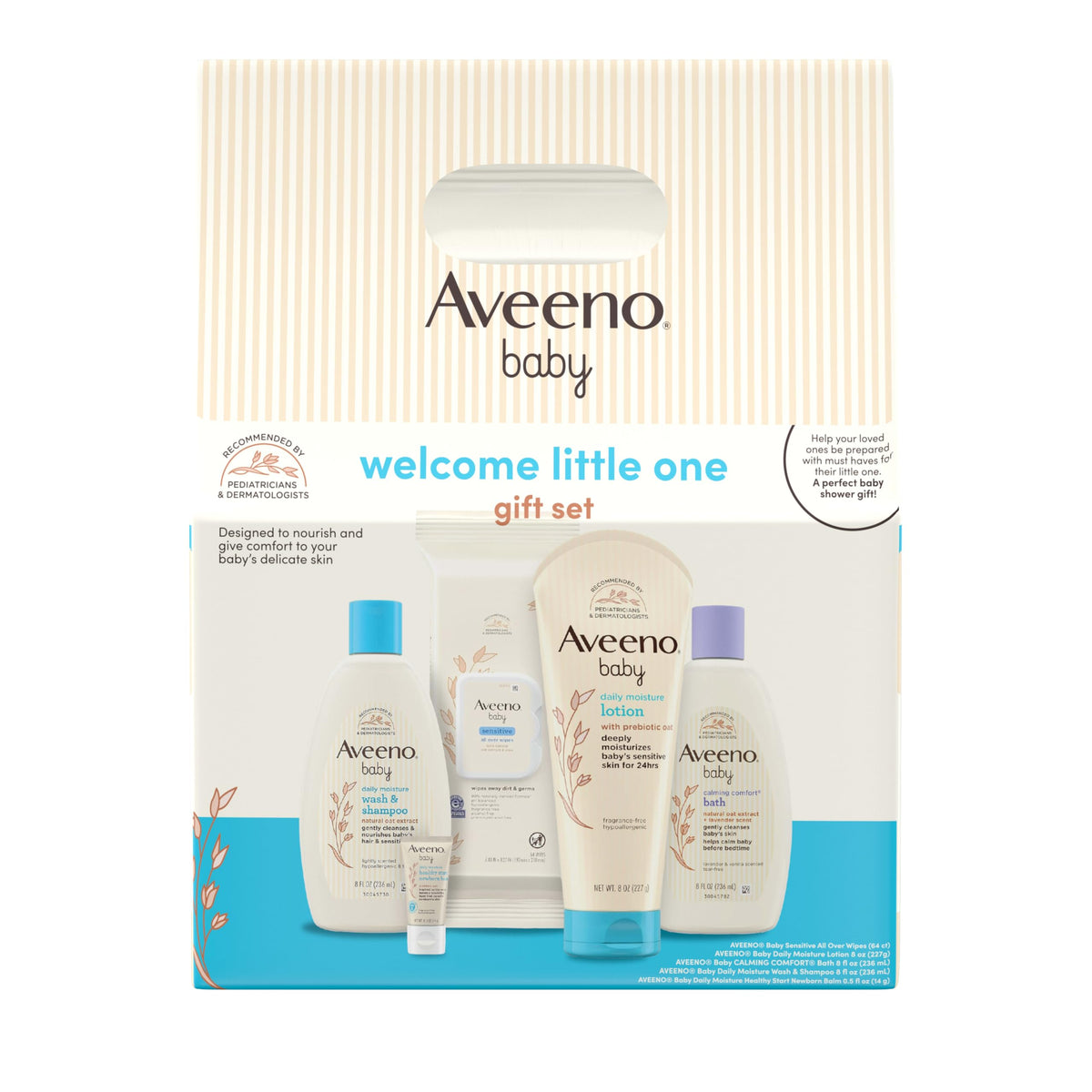 Aveeno Baby Welcome Little One 10-Piece Skincare Gift Set