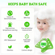Digital Baby Bath Thermometer with 3-Color Temperature Warning