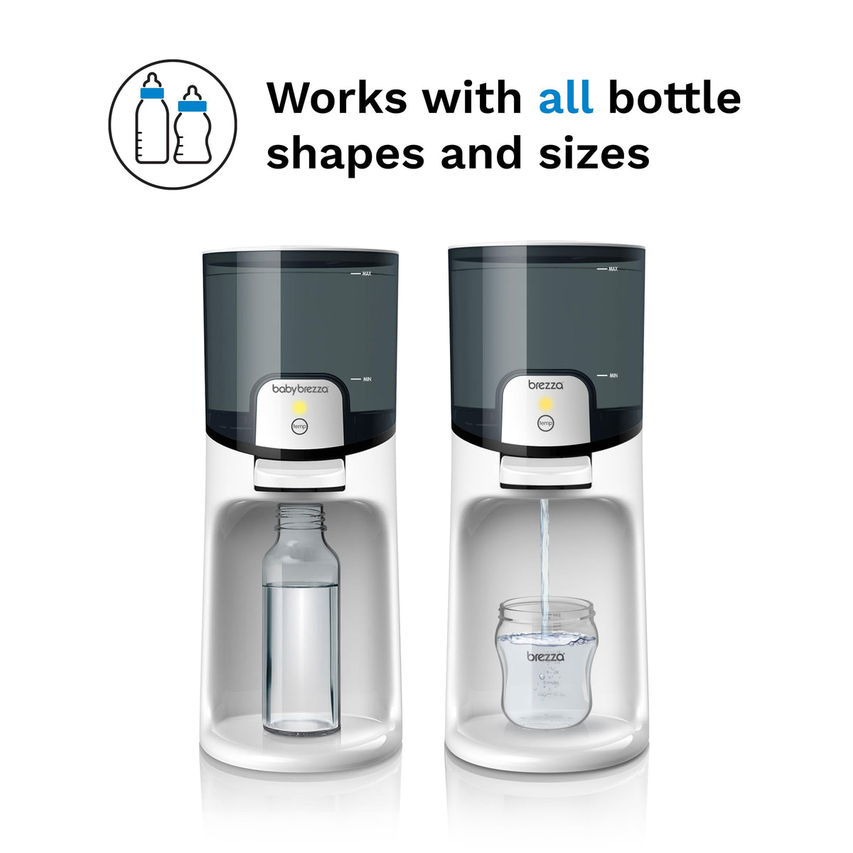 Baby Brezza Instant Baby Bottle Warmer for Formula & Milk