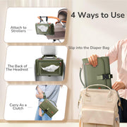 Alatino Portable Baby Diaper Changing Pad for Travel