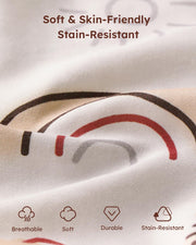 Yoofoss 2-Pack Fitted Crib Sheets for Baby Boys & Girls
