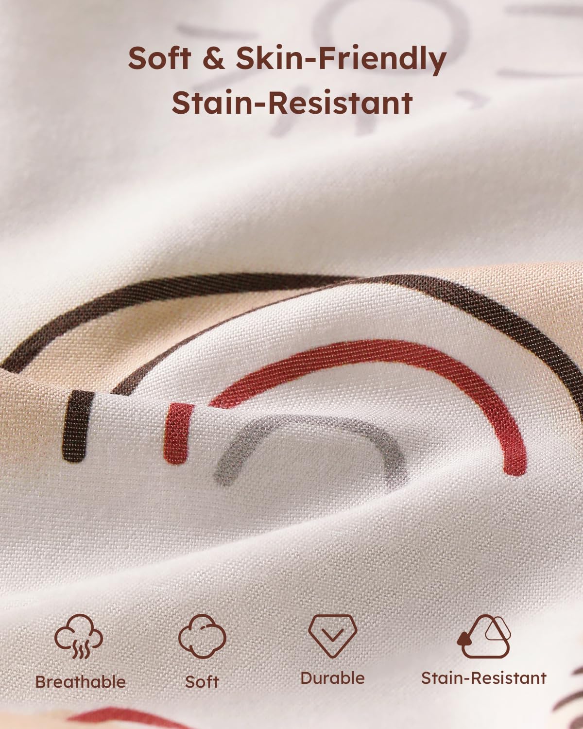 Yoofoss 2-Pack Fitted Crib Sheets for Baby Boys & Girls