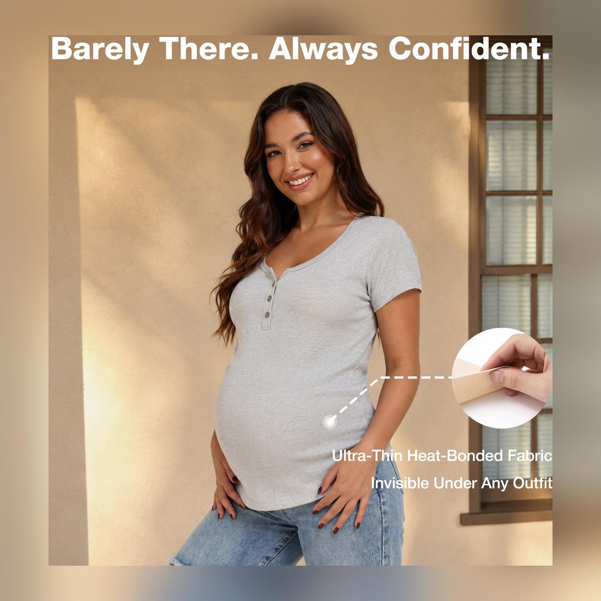 Enthra Pregnancy Belly Band with Extra-Wide Back Support for Hips & Pelvis