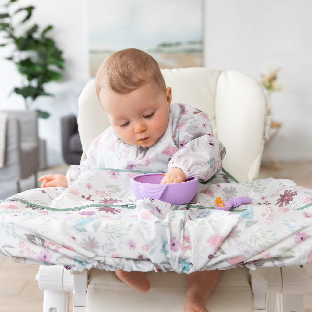 Bumkins Baby Tray Mate Sleeved Feeding Bib