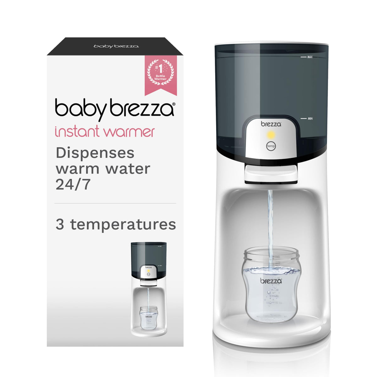 Baby Brezza Instant Baby Bottle Warmer for Formula & Milk