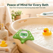 Digital Baby Bath Thermometer with 3-Color Temperature Warning