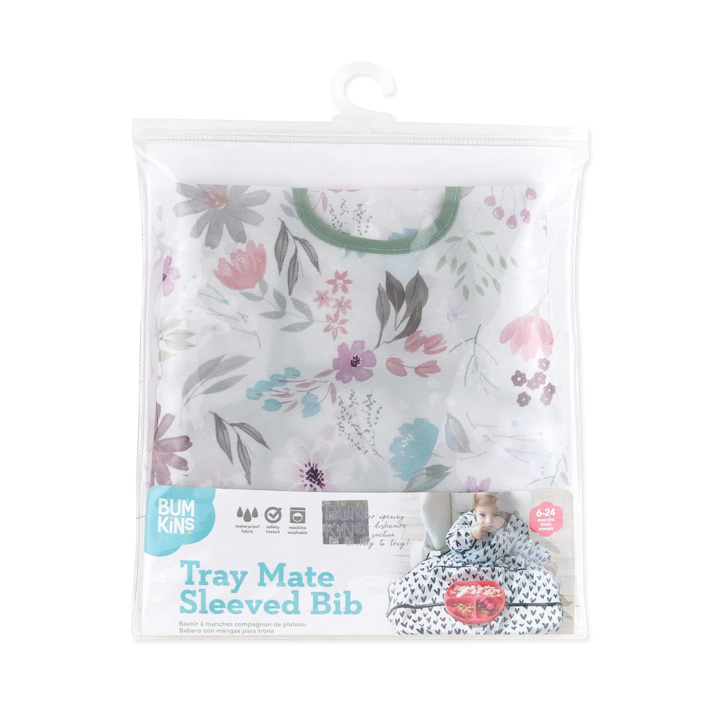 Bumkins Baby Tray Mate Sleeved Feeding Bib