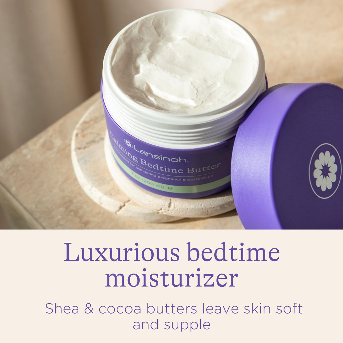 Lansinoh Magnesium Bedtime Butter for Pregnancy Body Lotion Moms 7