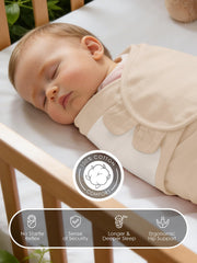 MOON PARK 3-Pack 100% Cotton Baby Swaddle Blankets