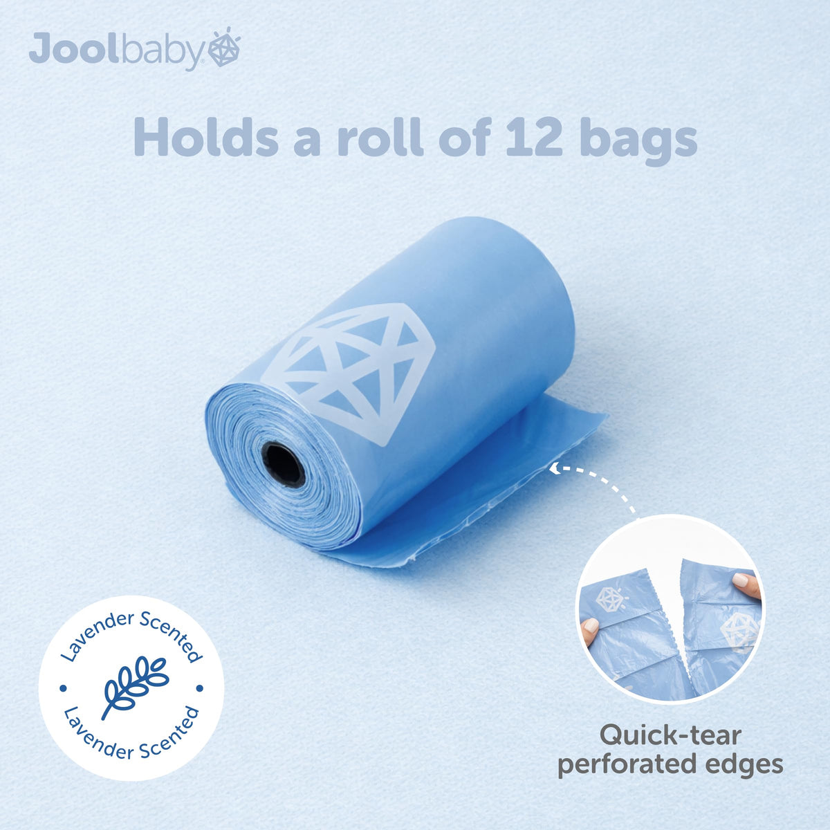 Jool Baby Lavender-Scented Diaper Bag Dispenser Set