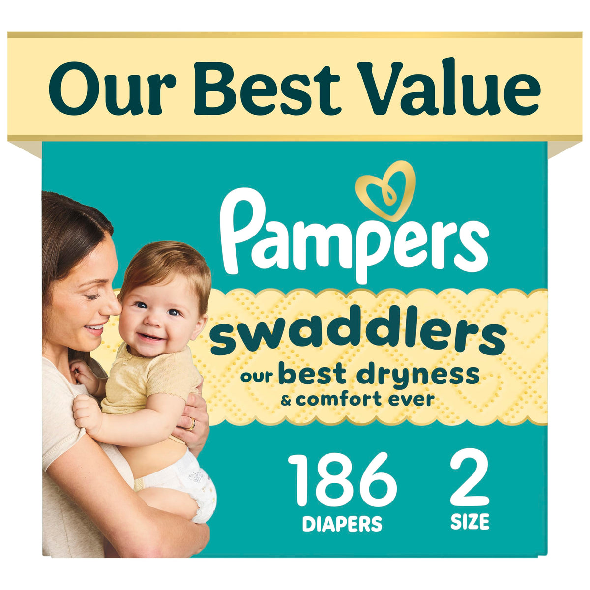 Pampers Swaddlers Ultra Soft Disposable Baby Diapers