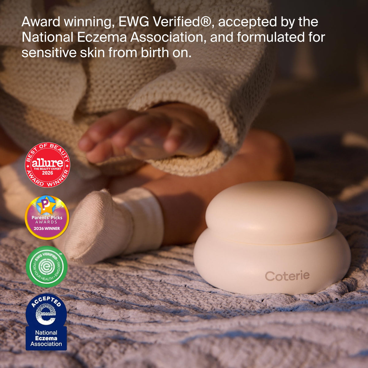 Coterie Baby Skincare Essentials Set for Sensitive Skin