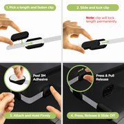 SKYLA HOMES Baby Proofing Cabinet Strap Lock Set