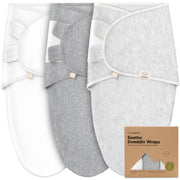 KeaBabies 3-Pack Organic Baby Swaddles for Newborns 0–6M