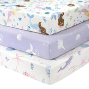 Soft Microfiber Fitted Crib & Toddler Bed Sheet