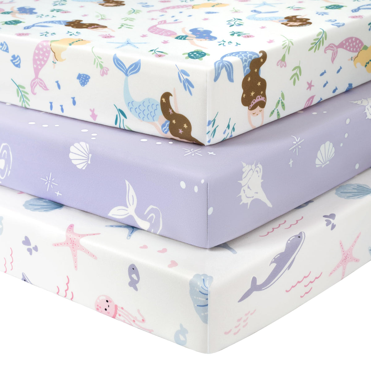 Soft Microfiber Fitted Crib & Toddler Bed Sheet