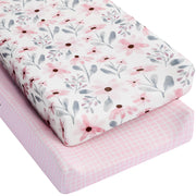 Yoofoss 2-Pack Fitted Crib Sheets for Baby Boys & Girls