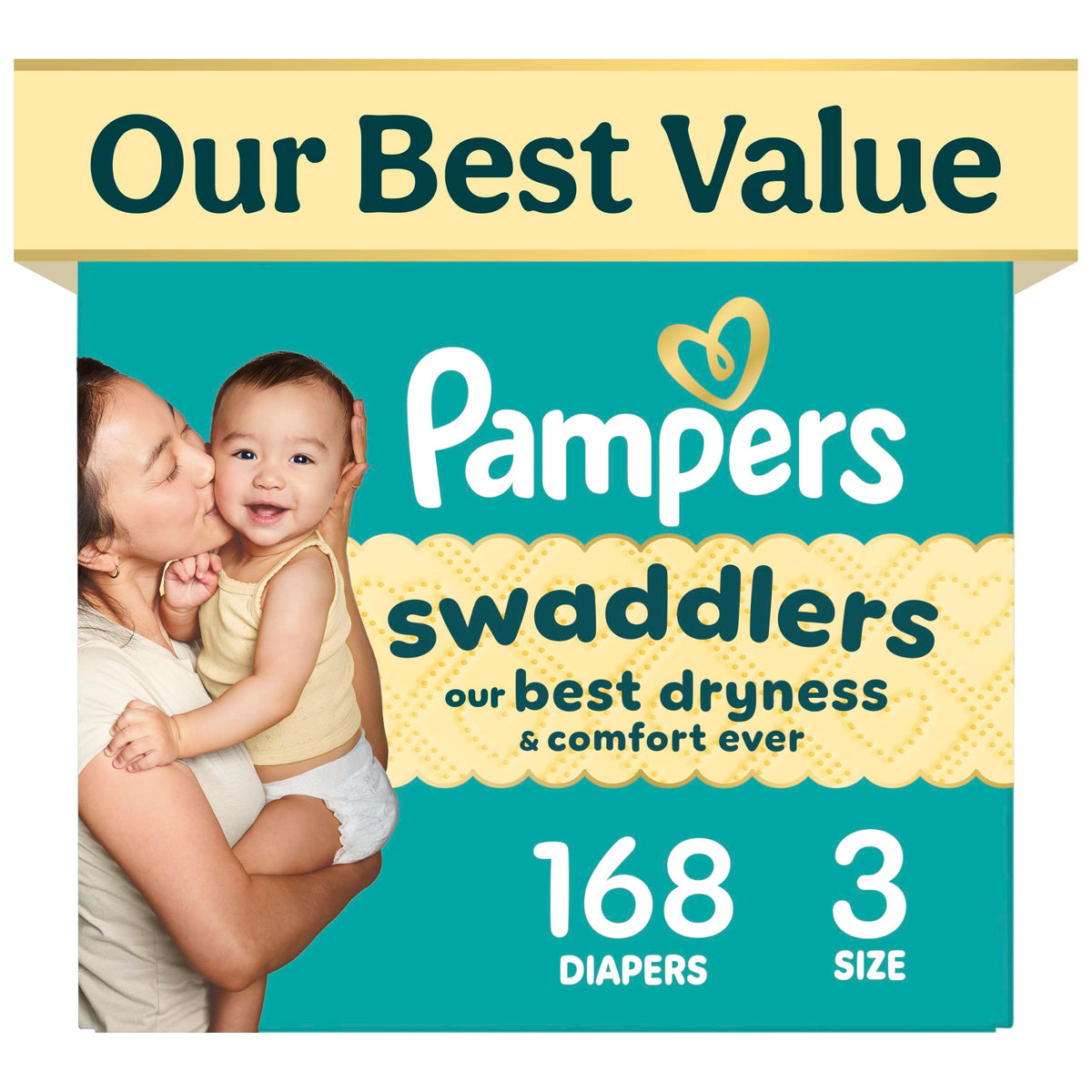 Pampers Swaddlers Ultra Soft Disposable Baby Diapers