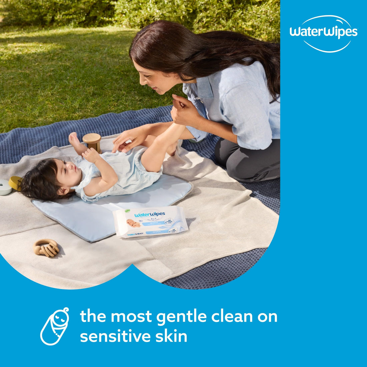 WaterWipes Original Plastic-Free Baby Wipes for Sensitive Skin