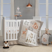 Lambs & Ivy 4-Piece Crib Bedding Set with Wearable Blanket