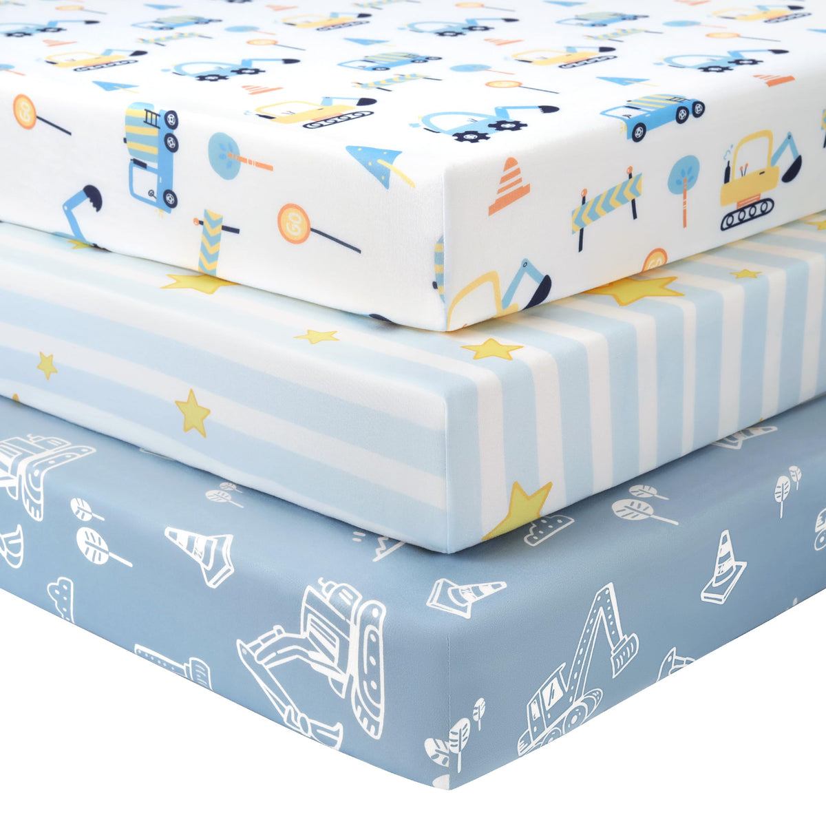 Soft Microfiber Fitted Crib & Toddler Bed Sheet