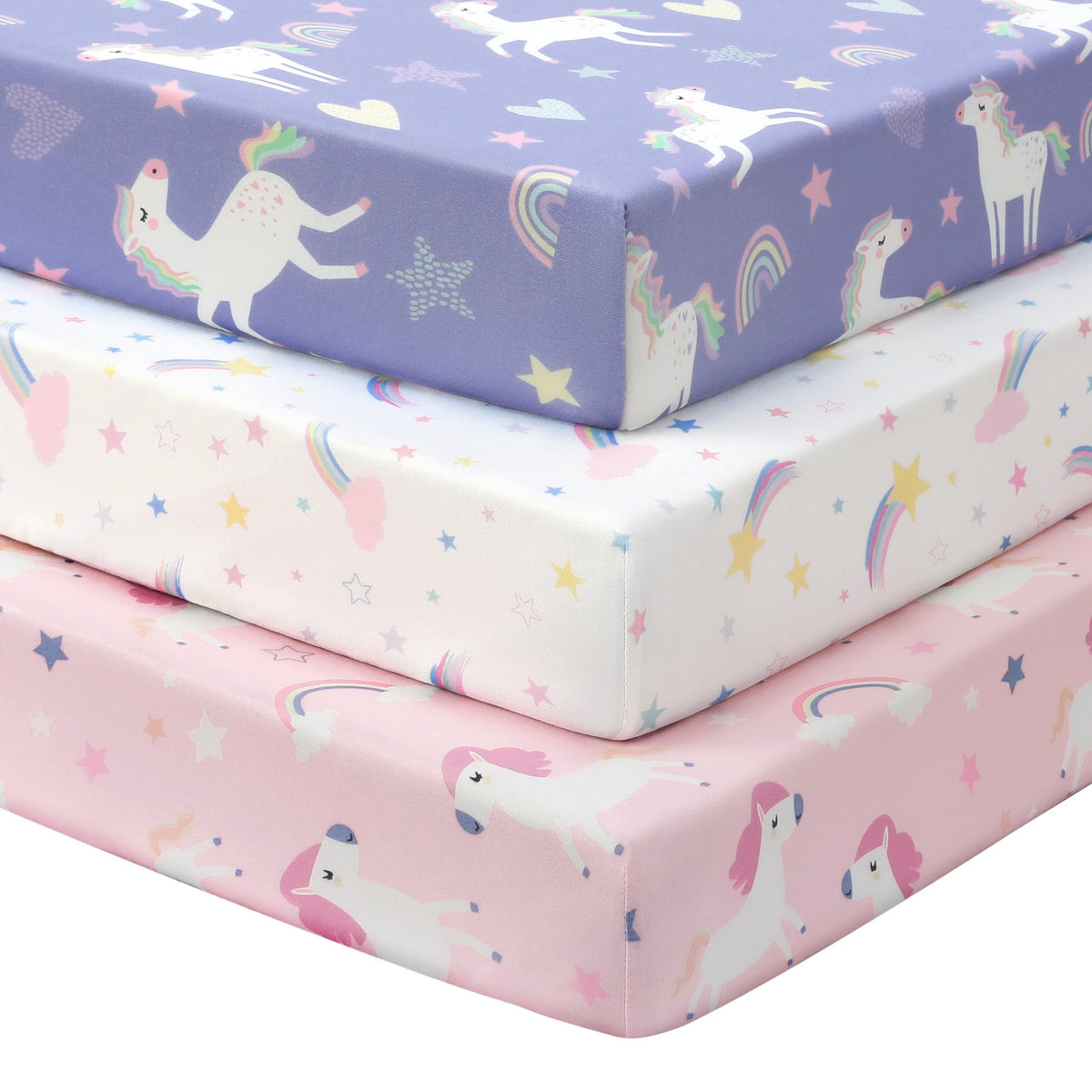 Soft Microfiber Fitted Crib & Toddler Bed Sheet