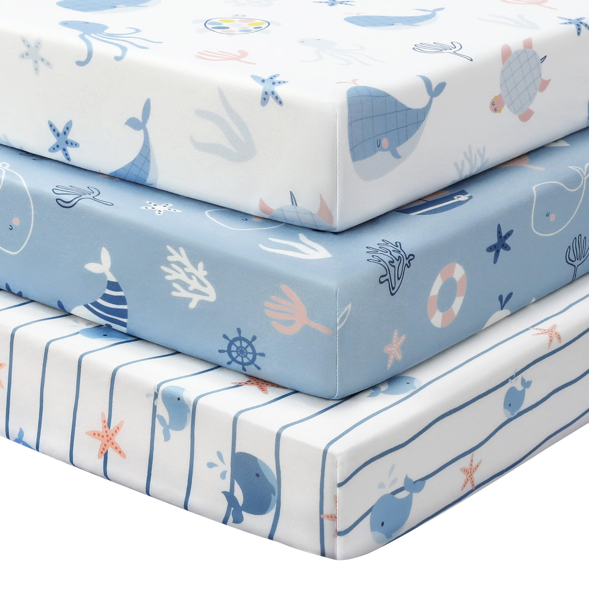 Soft Microfiber Fitted Crib & Toddler Bed Sheet