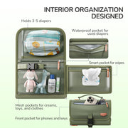 Alatino Portable Baby Diaper Changing Pad for Travel
