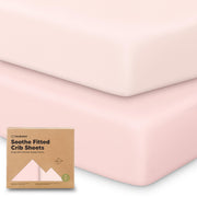 KeaBabies 2-Pack Organic Fitted Crib Sheets, 52 x 28 in