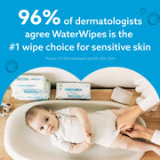 WaterWipes Original Plastic-Free Baby Wipes for Sensitive Skin
