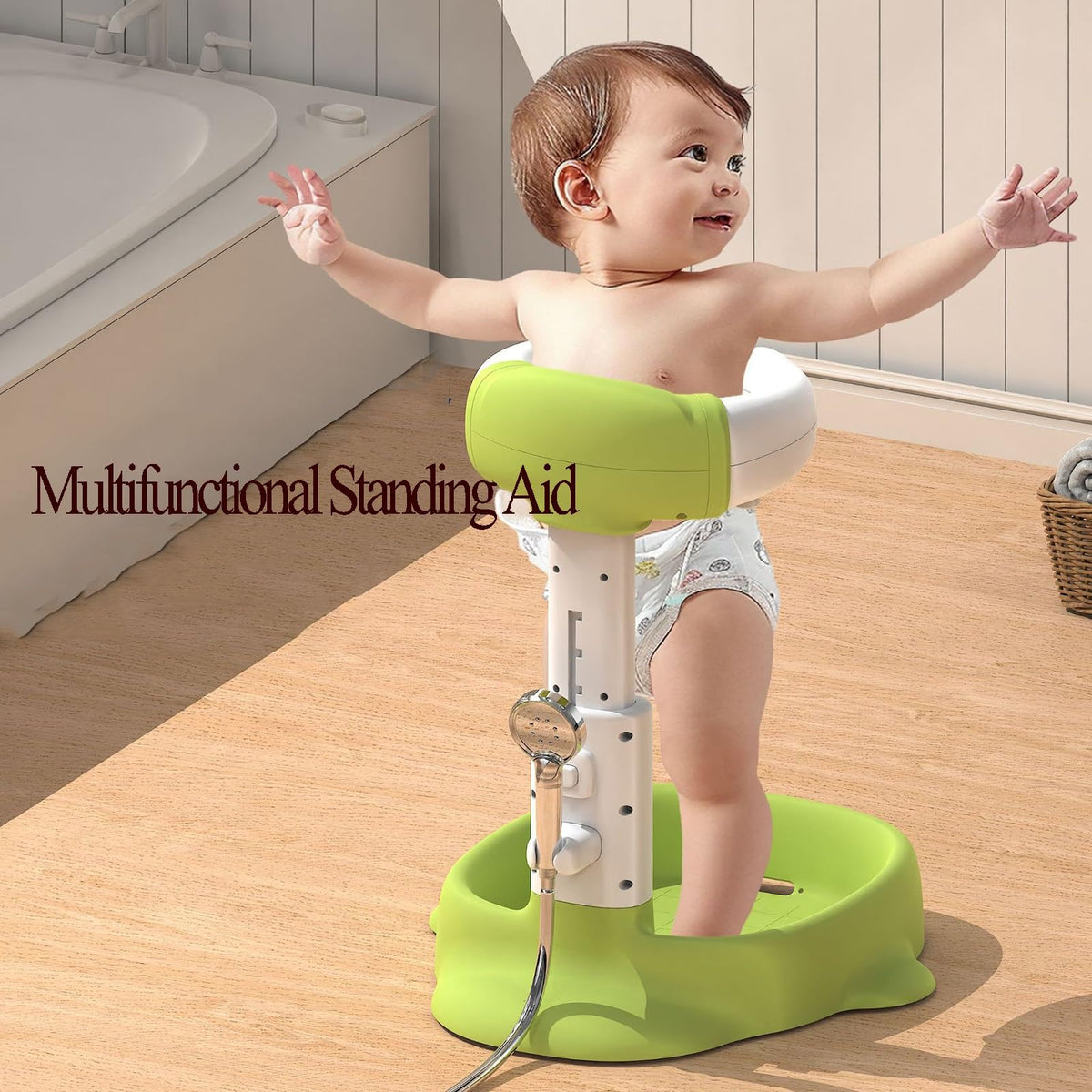 Adjustable Non-Slip Baby Bathtub Support Stand Frame