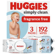 Huggies Simply Clean Unscented Baby Diaper Wipes