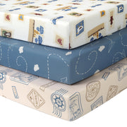 Soft Microfiber Fitted Crib & Toddler Bed Sheet