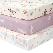 Soft Microfiber Fitted Crib & Toddler Bed Sheet